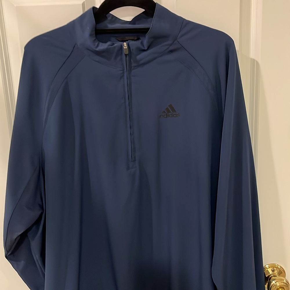 Adidas Men's quarter zip  Windbreaker